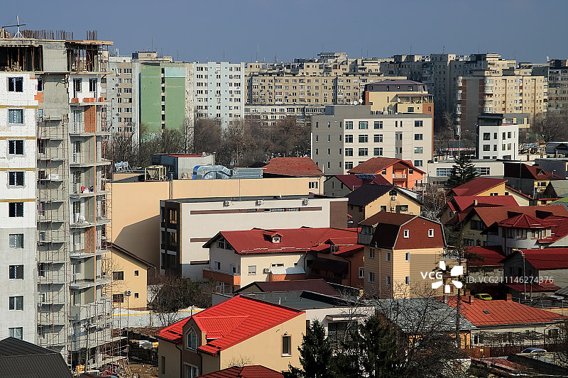 罗马尼亚布加勒斯特。图片素材