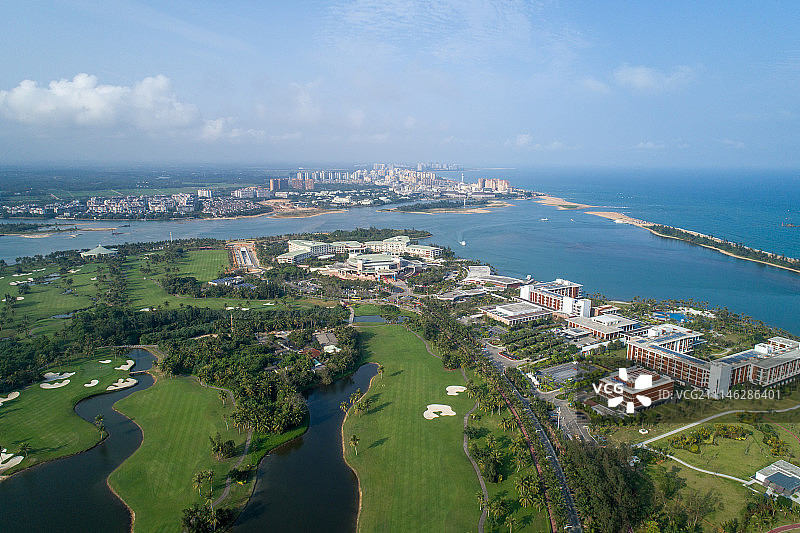 航拍博鳌亚洲论坛国际会议中心图片素材