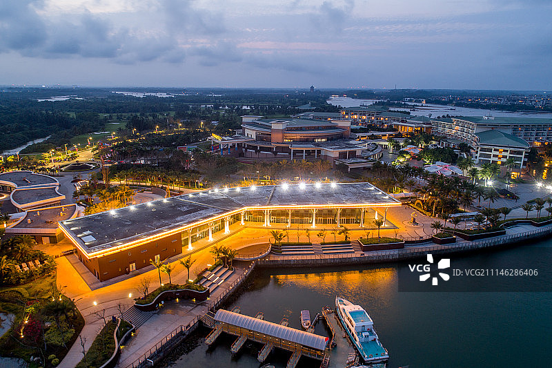 航拍博鳌亚洲论坛国际会议中心图片素材