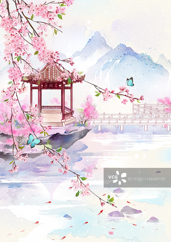 水榭图片素材