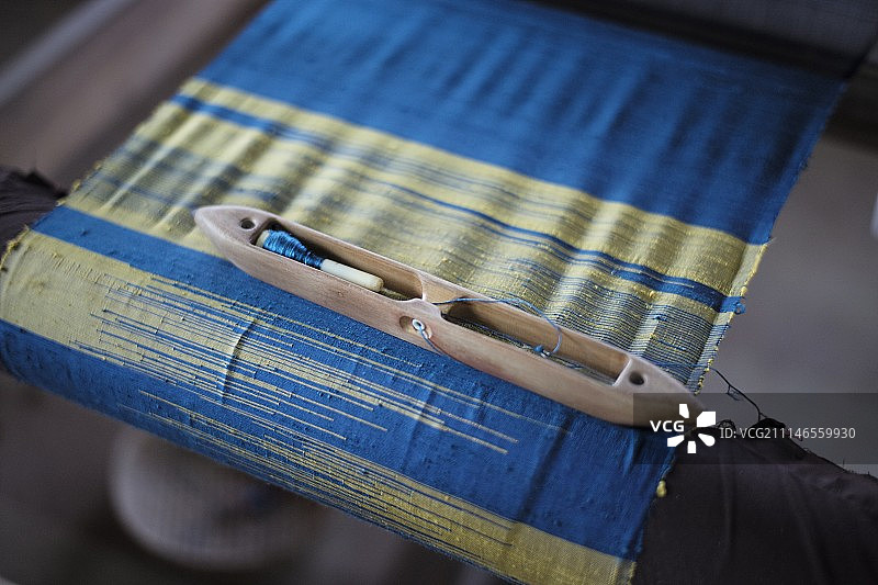 传统手工艺织布工具-木梭图片素材