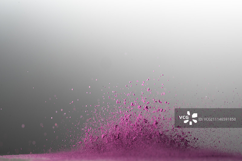 爆炸的颜料粉图片素材