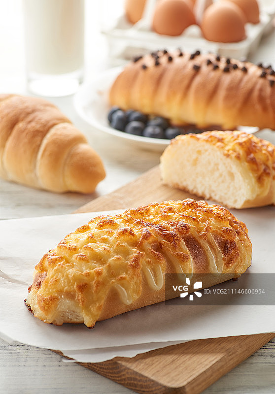 面包组合图片素材