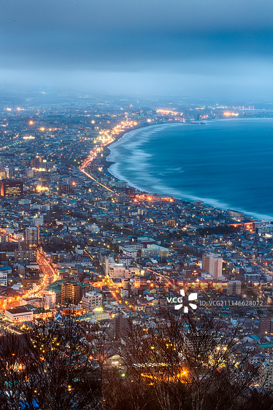 北海道函馆夜景图片素材