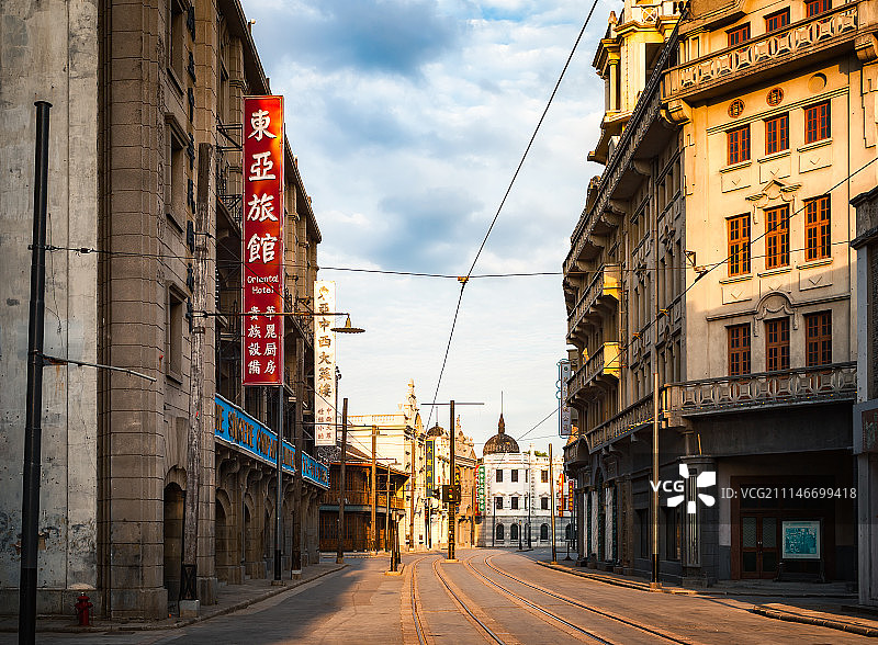 上海车墩影视基地图片素材