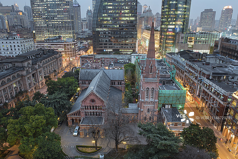 Holy Trinity Church上海黄浦区圣三一教堂图片素材