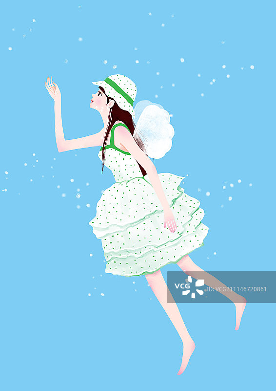 背景分离人物系列组图共3000多幅-美丽的仙子飞起来图片素材