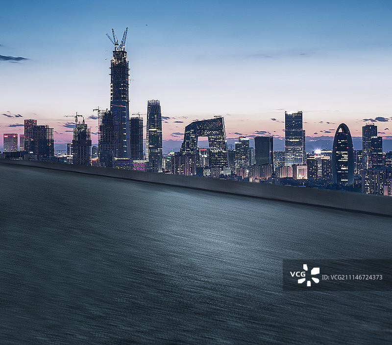 北京城市风光与道路图片素材