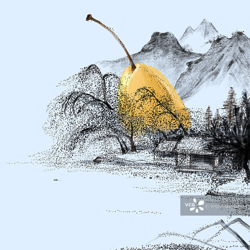 水墨画图片素材