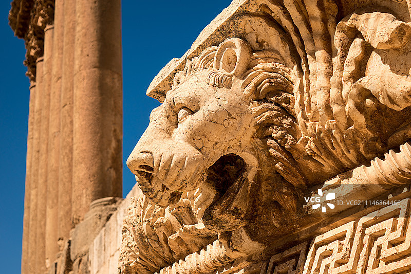朱庇特神庙的建筑装饰图片素材