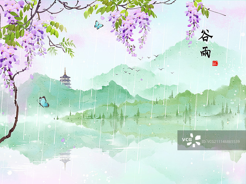 谷雨图片素材
