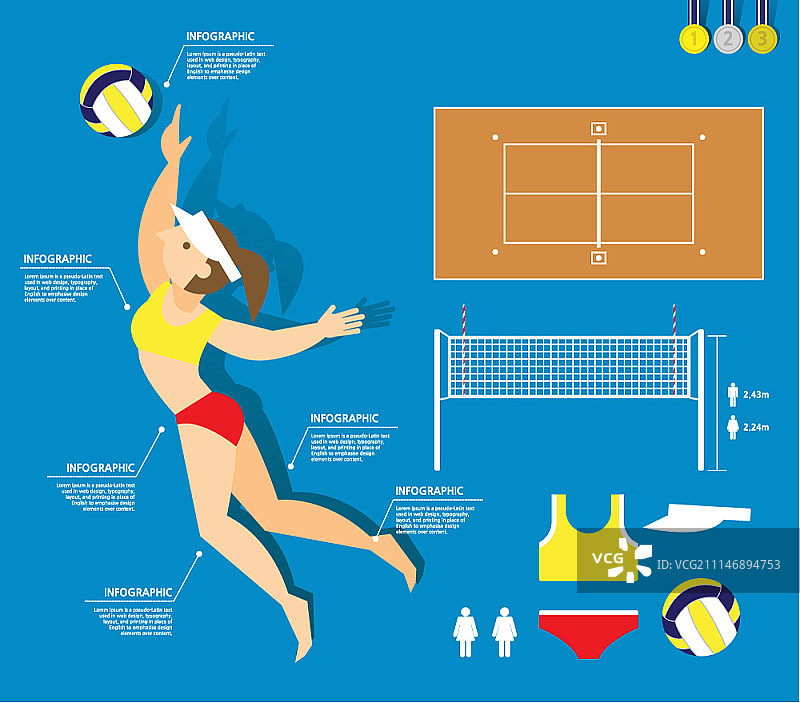 运动信息图表图片素材