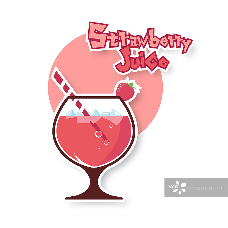 草莓汁图片素材