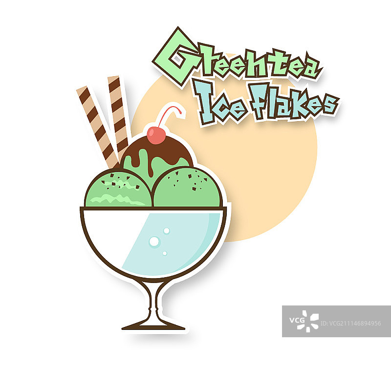 抹茶冰沙图片素材