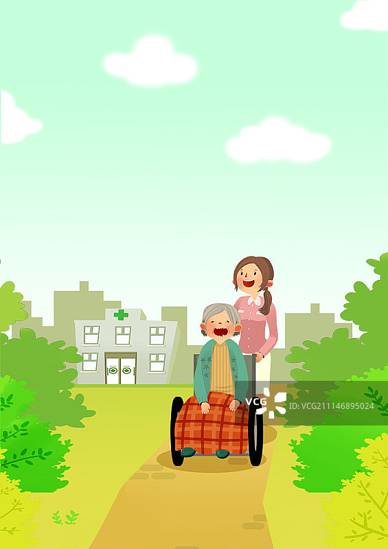 医疗保健医学插图图片素材