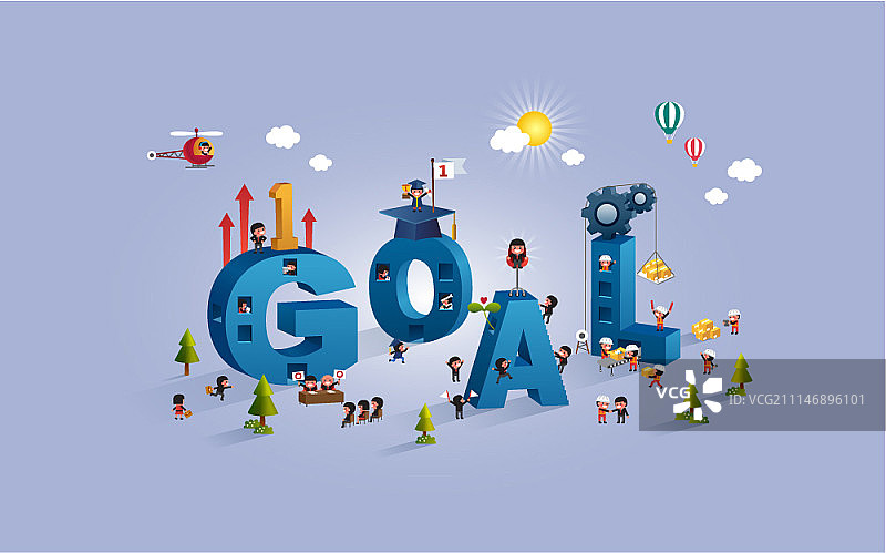 3D文字目标图片素材