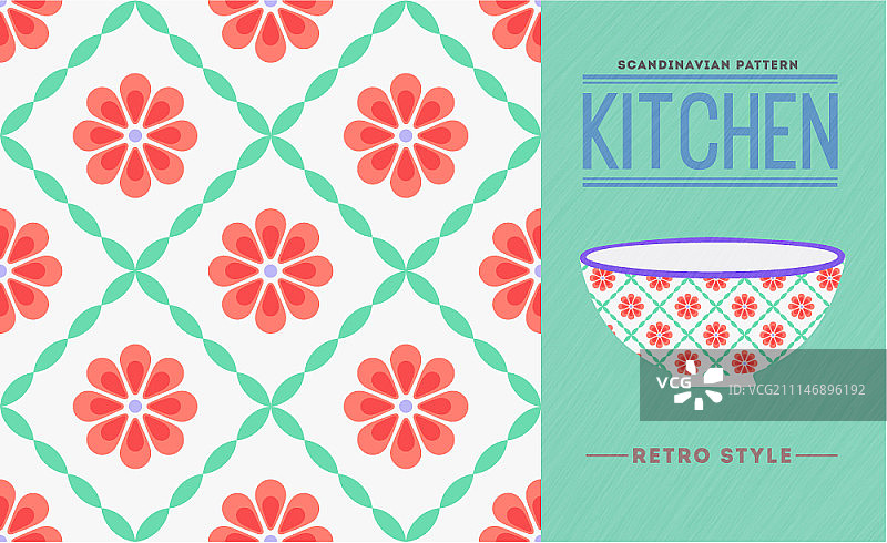 斯堪的纳维亚图案设计图片素材