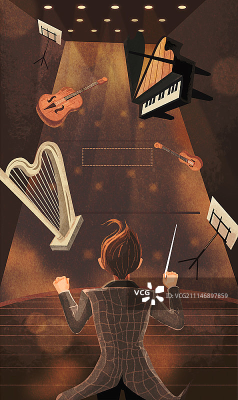 零重力人群插画图片素材