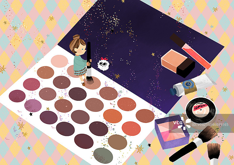 购物女性概念插画图片素材