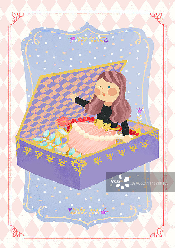 购物女性概念插画图片素材