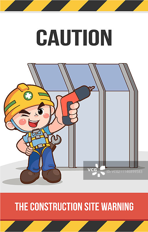 施工现场警告标志图片素材