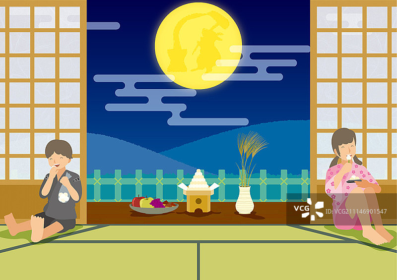 共度时光的幸福家庭图片素材