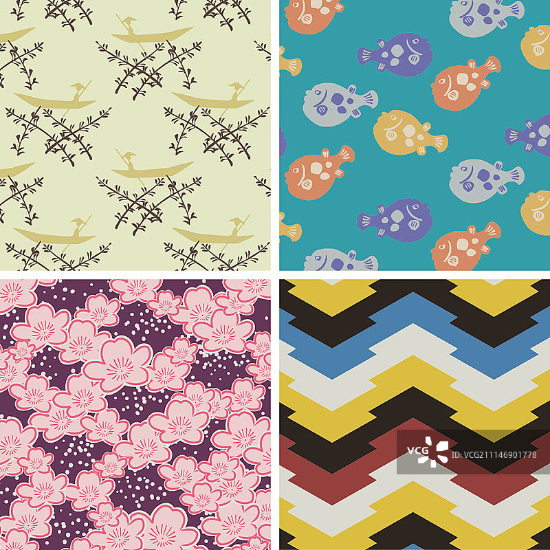 图案设计套装图片素材