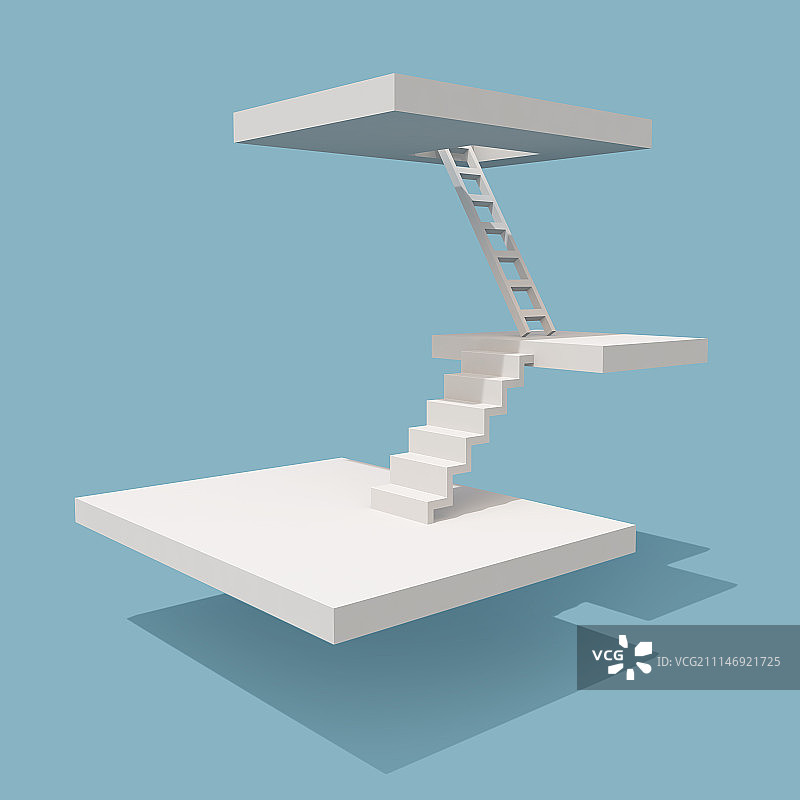 3D积木形状商业成功元素图片素材