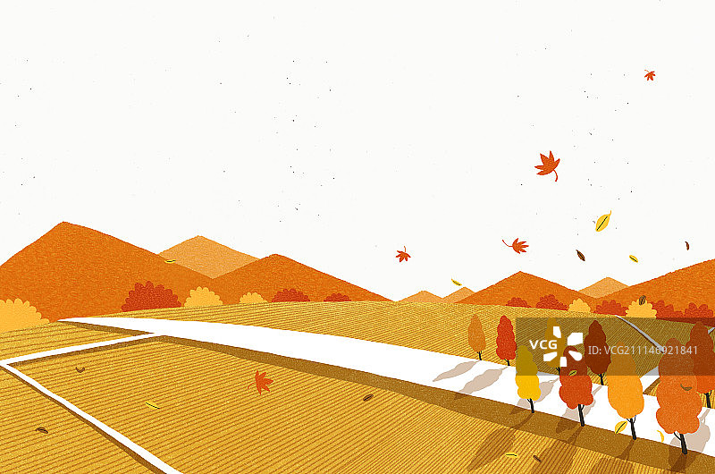 秋季树木背景图片素材