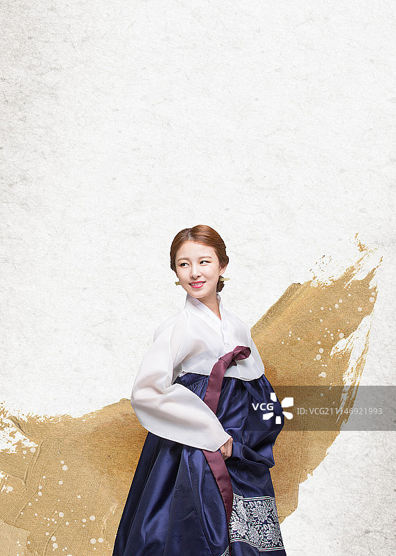 笔触、韩服、传统文化图片素材