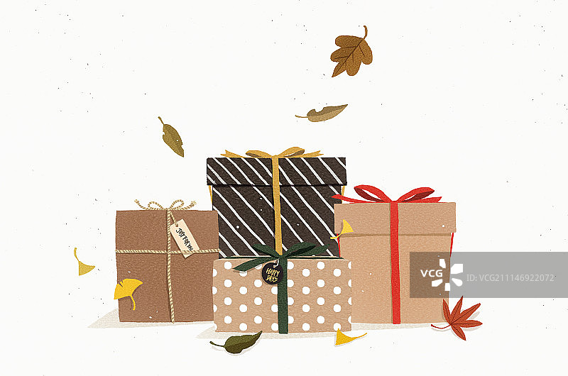 礼物、活动、购物、秋季图片素材