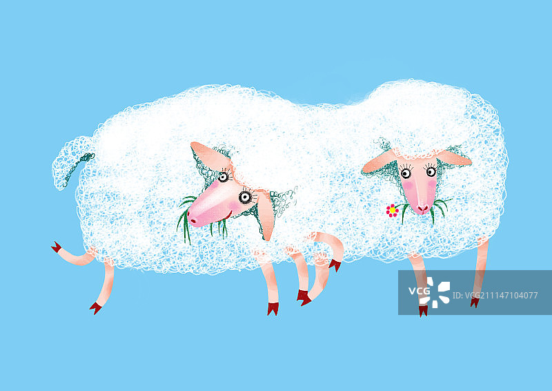 背景分离动物系列组图共3000多幅-羊4图片素材