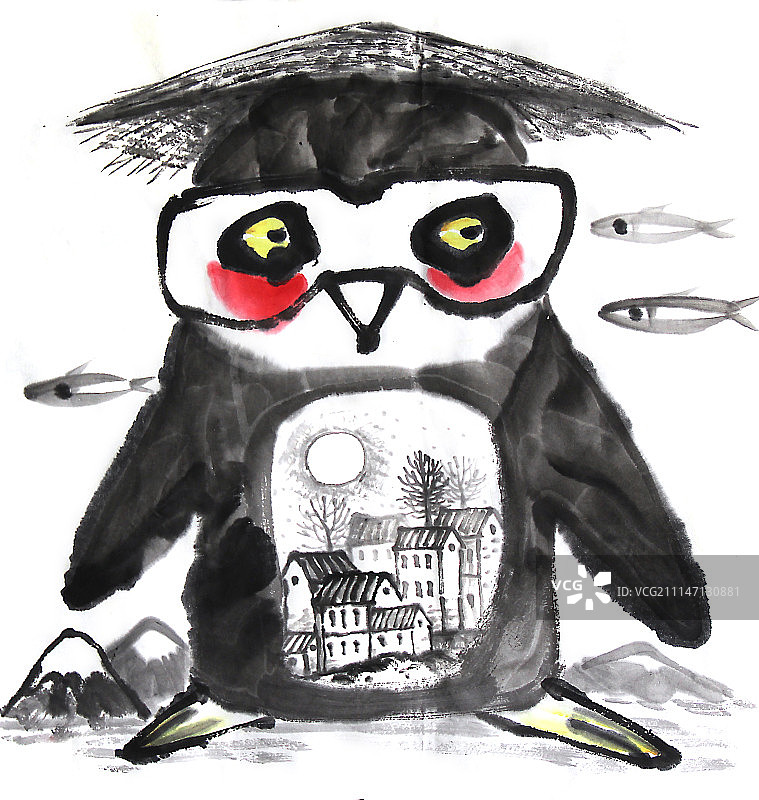 中国画水墨动物系列第一季共1000幅-图片素材