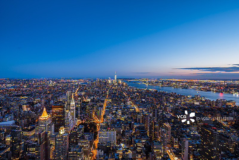 纽约夜景图片素材