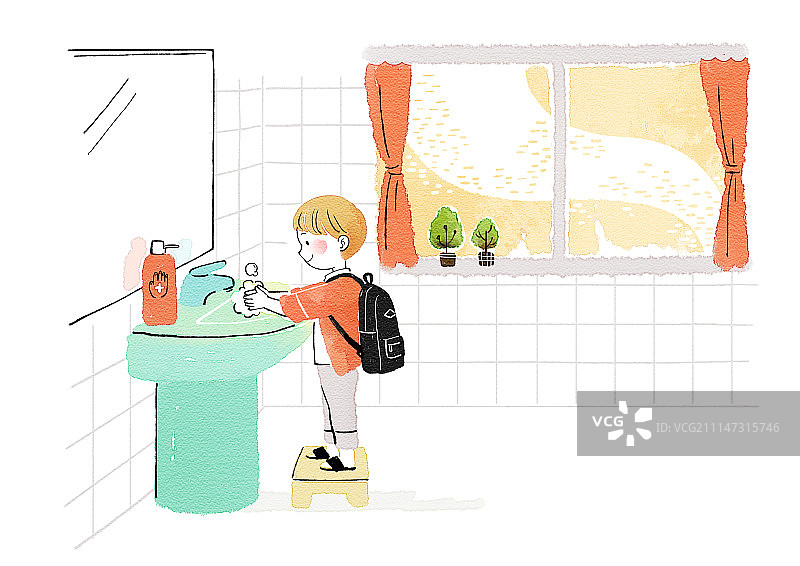 细小粉尘，环境污染，春季，黄沙图片素材