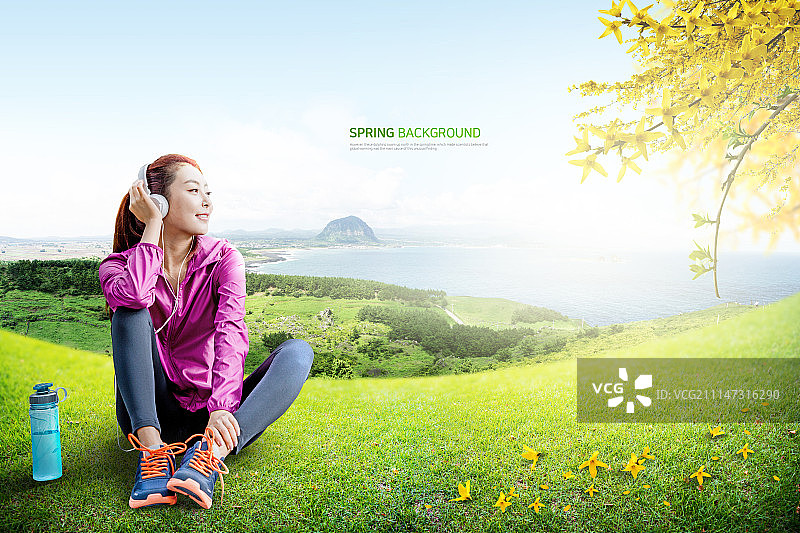 春季风景休闲旅行图片素材