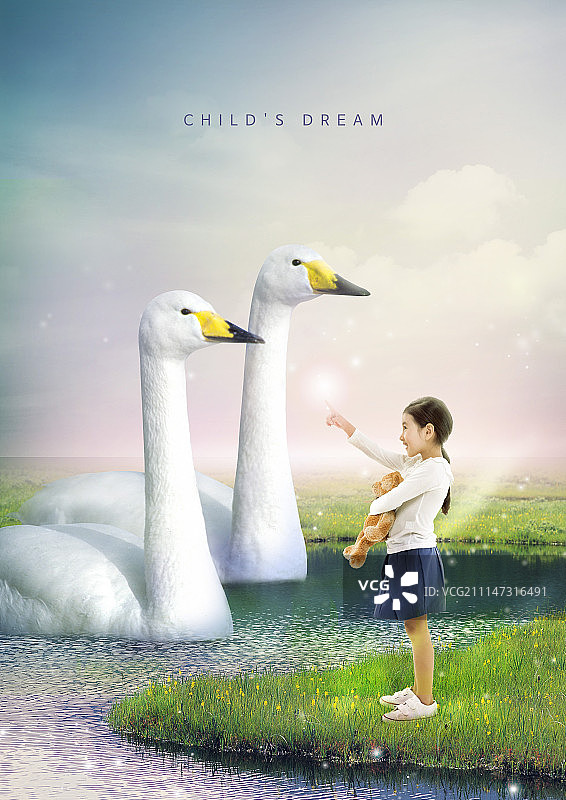 仙境儿童梦幻图片素材