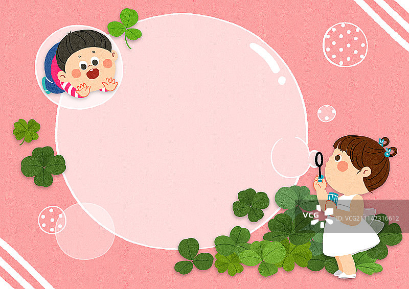 儿童节，孩子们的想象力图片素材