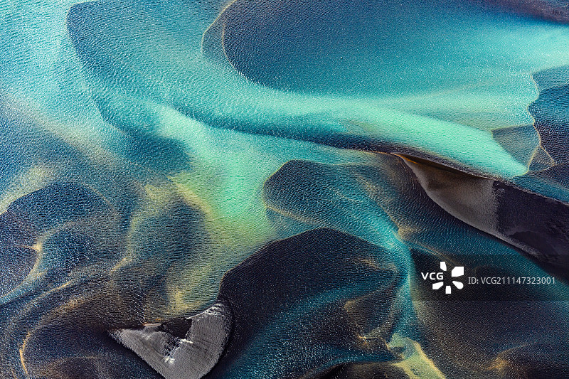 航拍冰岛图片素材