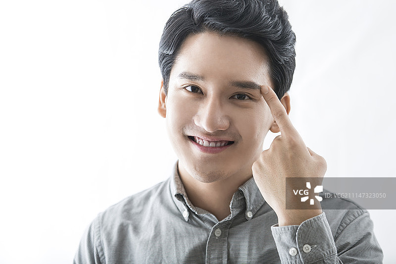 东方男士肖像图片素材