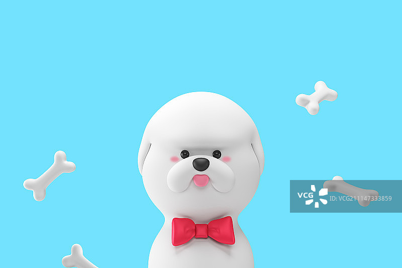 3D图形 - 2018年金狗年，005图片素材