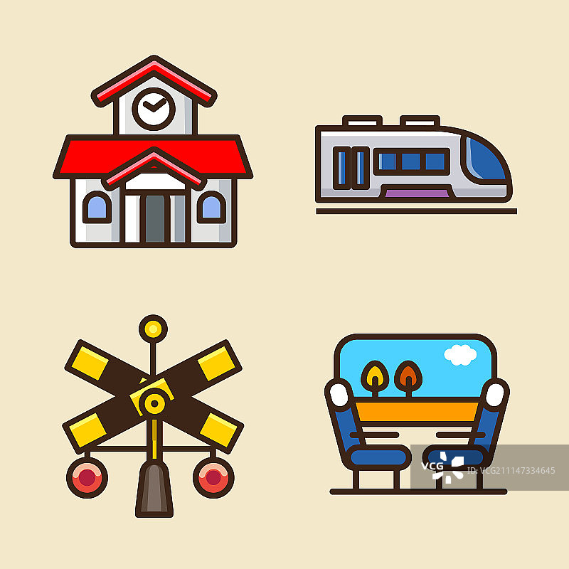 蜂蜜蜜蜂鲜花礼品传统食品概念扁平矢量图标集017图片素材