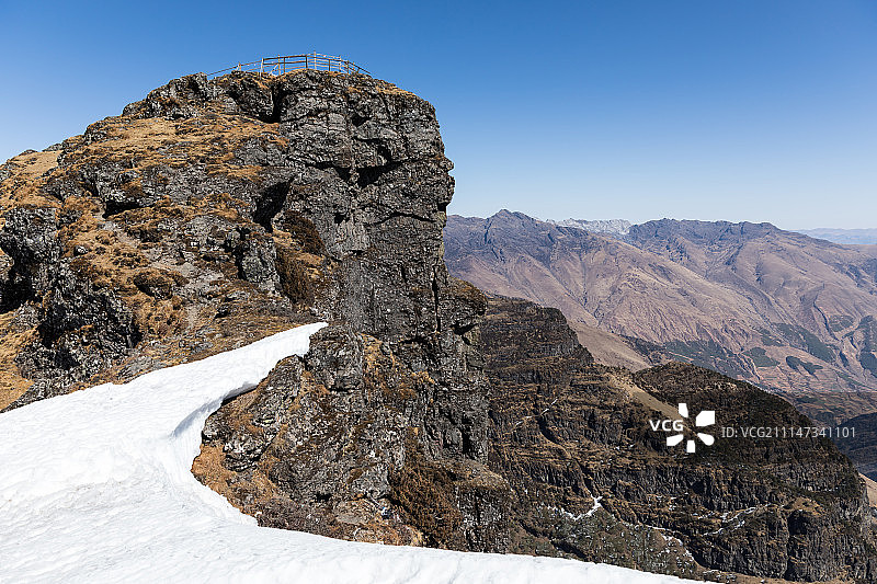 山峰边缘图片素材