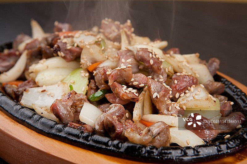 烤鸡胗图片素材