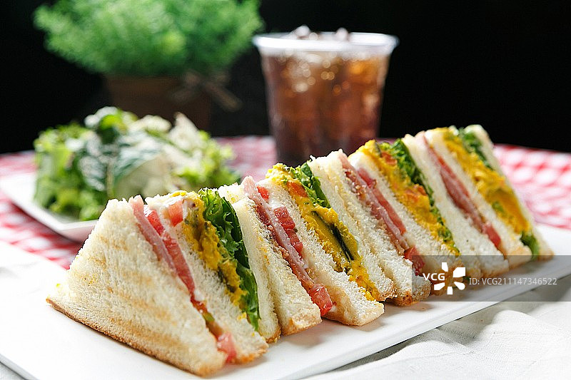 俱乐部三明治图片素材