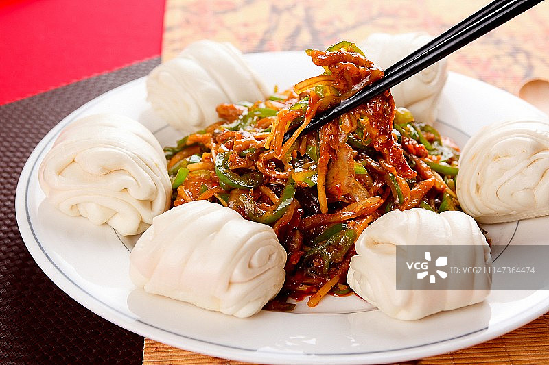 辣椒炒猪肉图片素材