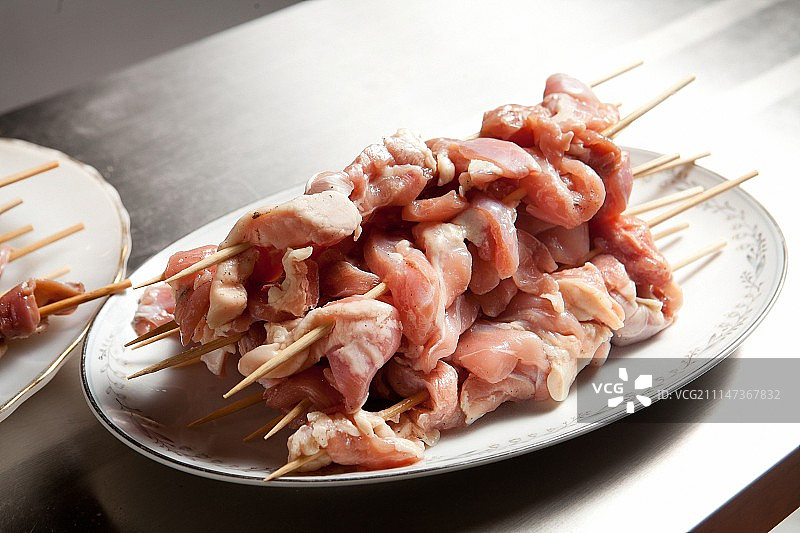 鸡心串图片素材