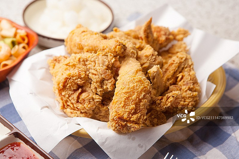 油炸、鸡肉图片素材