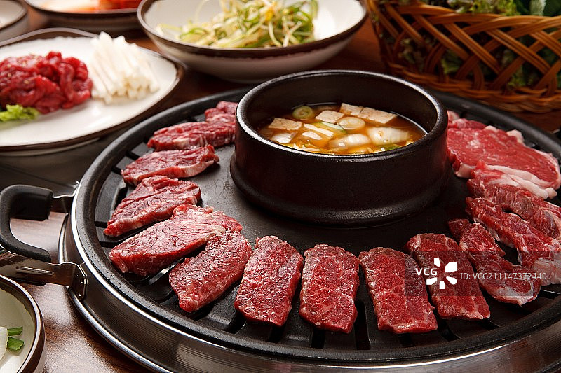 韩国牛肉图片素材
