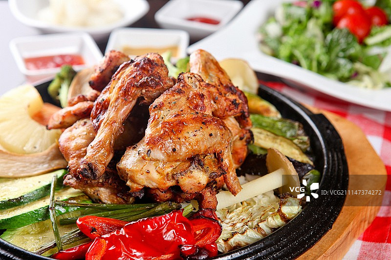 烟熏鸡肉图片素材